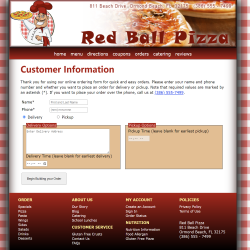 Red Ball Customer Information