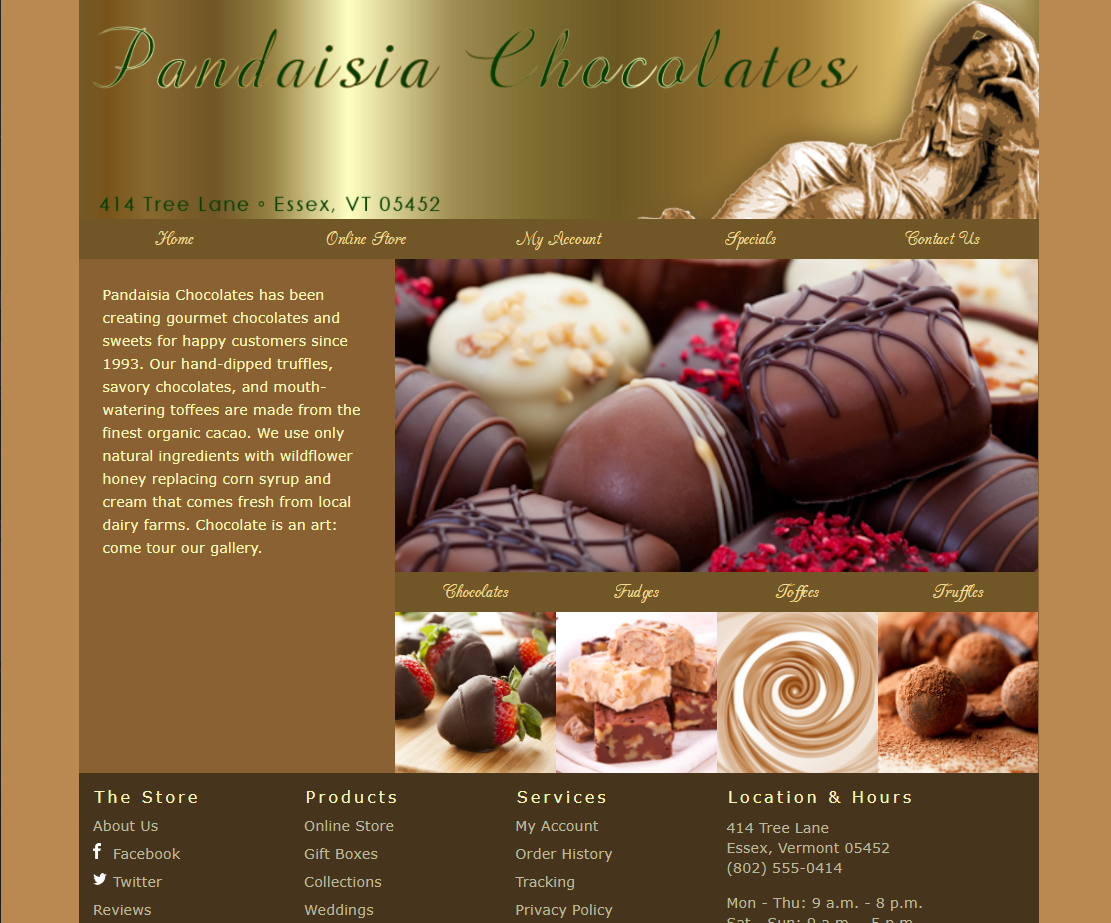 Pandaisia Chocolates