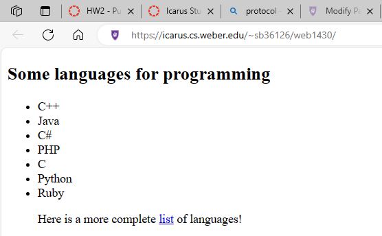 Icarus without an index.html in URL for web 1430