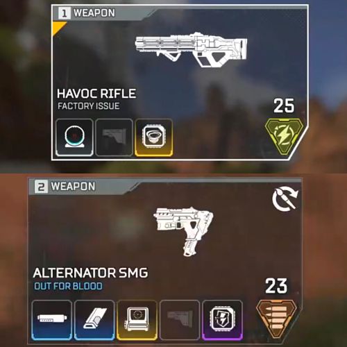 Apex Legends weapons examples